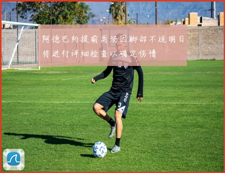 阿德巴约提前离场因脚部不适明日将进行详细检查以确定伤情